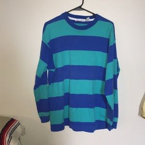 BLUES CLUES TYPE 80’s VINTAGE STRIPED SHIRT